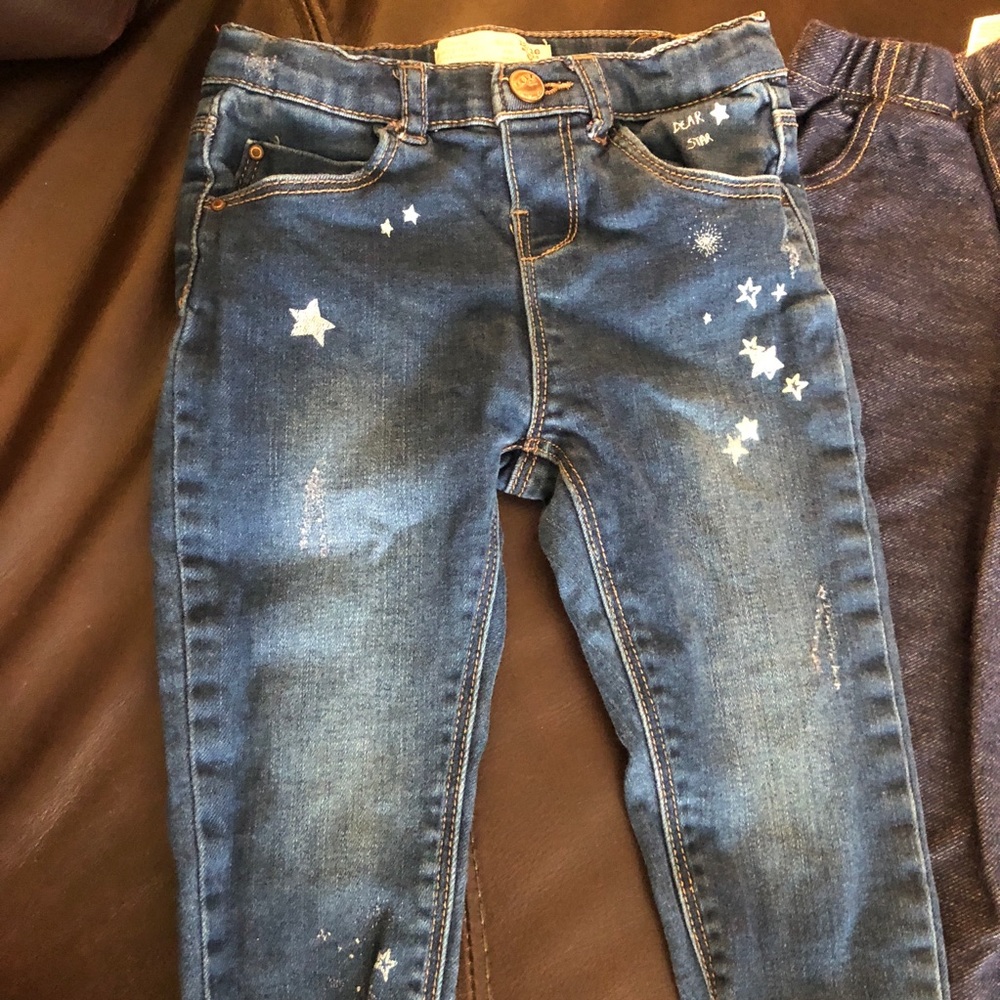 Zara baby Girl Lined Jeans Size 12-18 Months